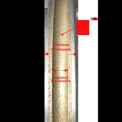 Met pencil edge diamant slijpwielen voor CNC-machines voor glas / lei
