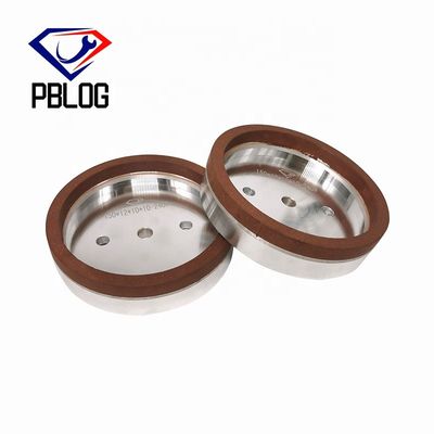 PBLOG Gematigde hardheid Cup Type Aluminium Chassis Emery Resin Wheel