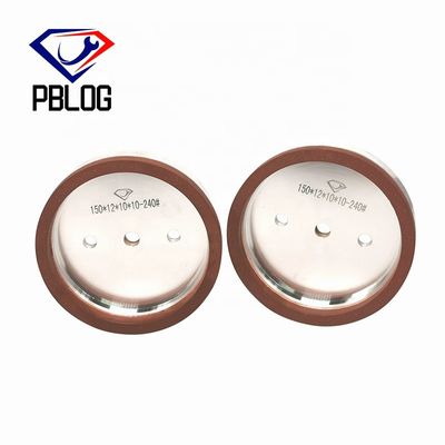 PBLOG Gematigde hardheid Cup Type Aluminium Chassis Emery Resin Wheel
