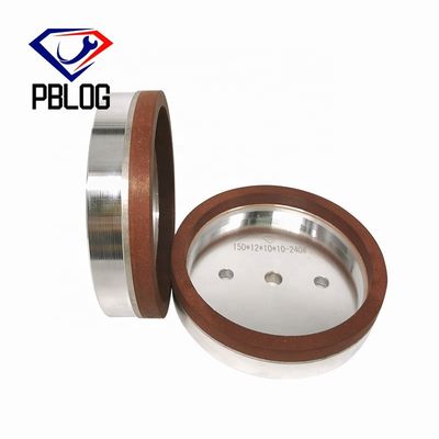 PBLOG Gematigde hardheid Cup Type Aluminium Chassis Emery Resin Wheel