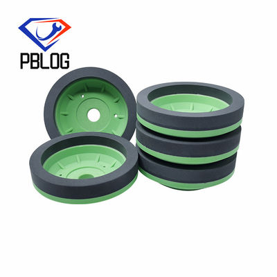 PBLOG Groothandel Harswiel Rood Bevel Machine Gebruik Cup Shape Harswiel Glas Rand Polijsten