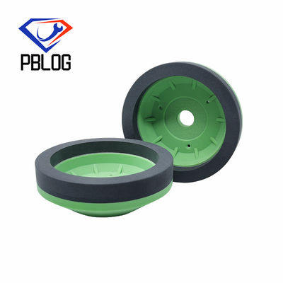 PBLOG Groothandel Harswiel Rood Bevel Machine Gebruik Cup Shape Harswiel Glas Rand Polijsten