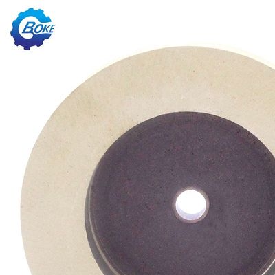 Uitstekend effect Cup Shape Stone Polierwiel Voor Glas Double Edge slijpmachine