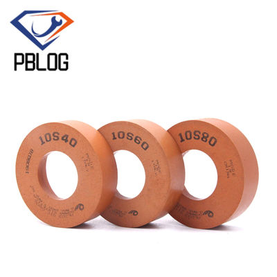 Glas-keramische schilderrandverwerkingswerktuigen Rubberpoetswiel met rood grind 40-80