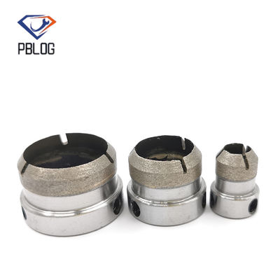PBLOG warmverkoop holle kamfering set diamant boren kamfering cover glas hardware gereedschappen