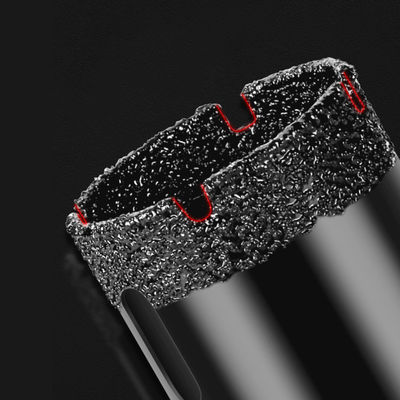 Gebruikte het Beetje Rechte Steel Steun Gesoldeerd Diamond Customized van de Handboor
