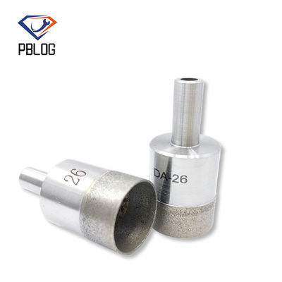 OEM Diamond Glass Drill Bits Sintered Rechte Steel 12MM Diameter