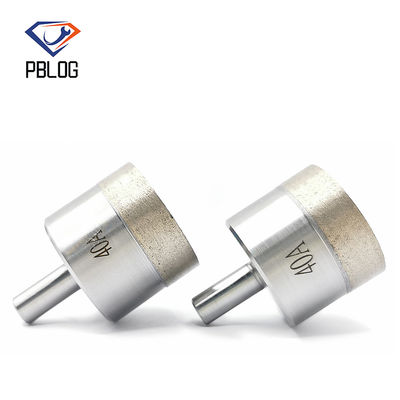 OEM Diamond Glass Drill Bits Sintered Rechte Steel 12MM Diameter