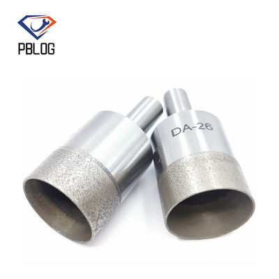 OEM Diamond Glass Drill Bits Sintered Rechte Steel 12MM Diameter