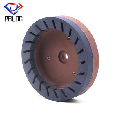 Het gesegmenteerde Glas van de het Wielplak van Kopdiamond wheel resin brown grinding