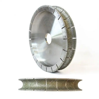 Galvaniseerde het glas Gesegmenteerde Malende Wiel 150 Grit Grinding Wheel