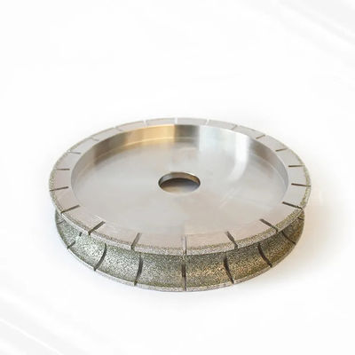 Galvaniseerde het glas Gesegmenteerde Malende Wiel 150 Grit Grinding Wheel