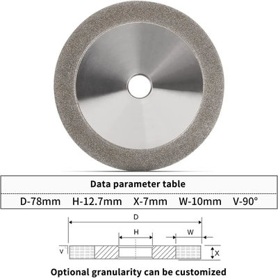 Centerless Cilindrisch CBN Malend Wiel Diamond Surface Hard