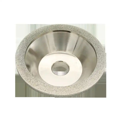 Zilver van type het Kom Gegalvaniseerde Diamond Grinding Wheel Glass Edging