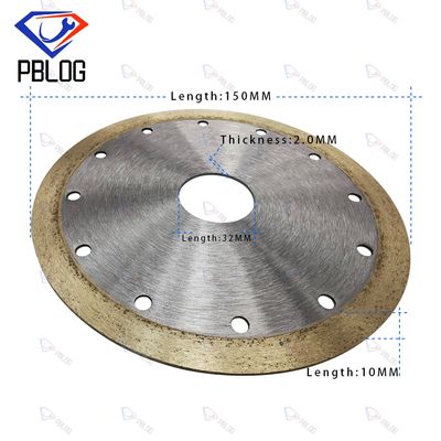 80 - 600 Mesh Diamond Cutting Disc Precise Grooving and Cutting voor glas