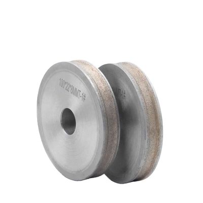 Slijpen van diamant snijplaat met cup wheel ontwerp