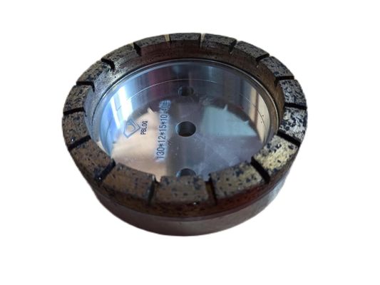 8*8mm werklaaggrootte Diamantenpoetswiel voor glasmalen