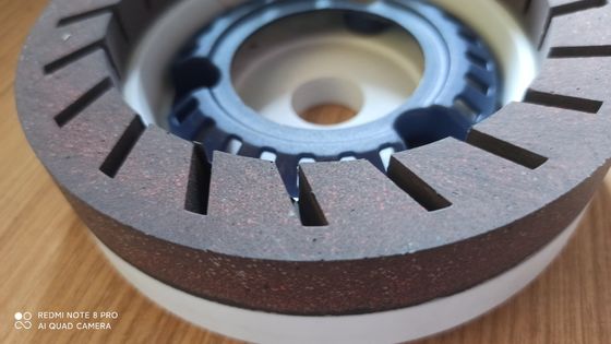 Zwarte groene hars beker wiel slijpen Hoge helderheid 150mm dun glas bescherming