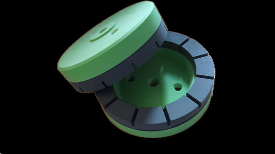 Hardheid Witte groene gesegmenteerde harsbekerwiel Maximale snelheid lager dan 2800 RPM slijpgereedschap