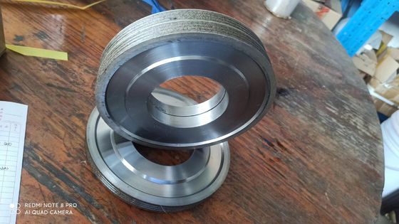 Scherpe en duurzame diamanten wielen met dubbele groef voor machines met dubbele ronde rand