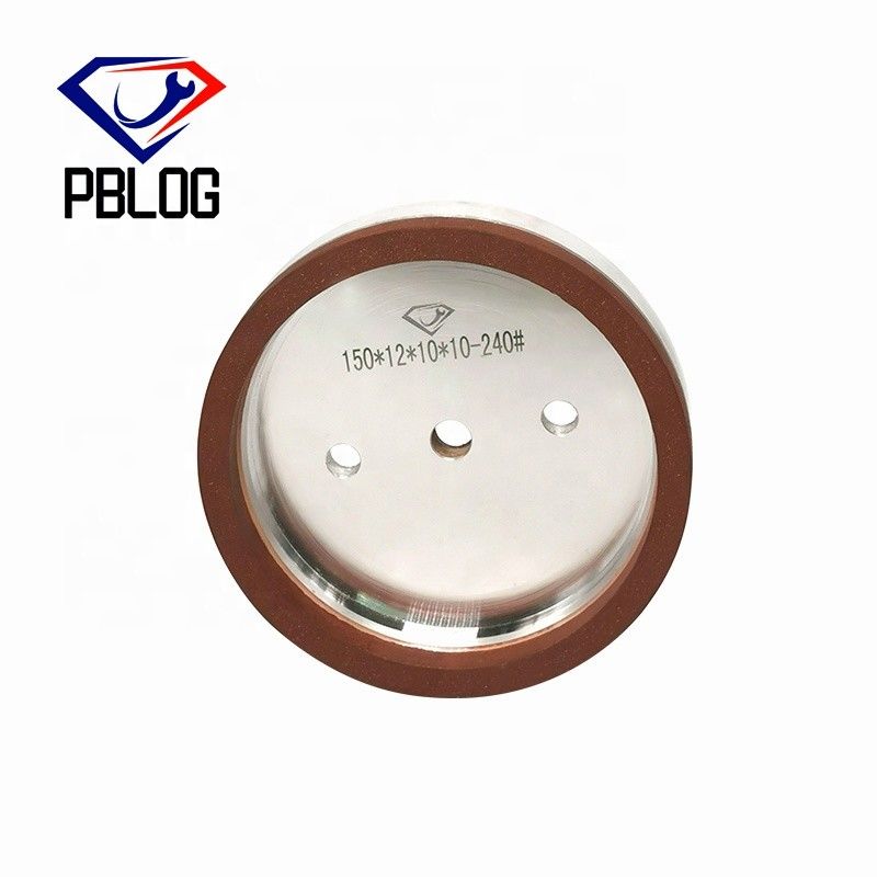 PBLOG Gematigde hardheid Cup Type Aluminium Chassis Emery Resin Wheel