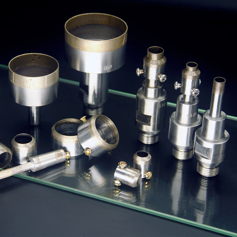 originele en 100% nieuwe glazen diamanten boorstuk met counter sink fabrieksprijs op maat