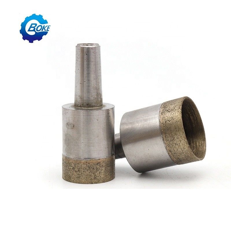 15 stuks Diamant Hole Saw Drill Bit Set voor Glas Keramische tegels Bewerking Snijgereedschap Zilver en boorgaten 3-42mm