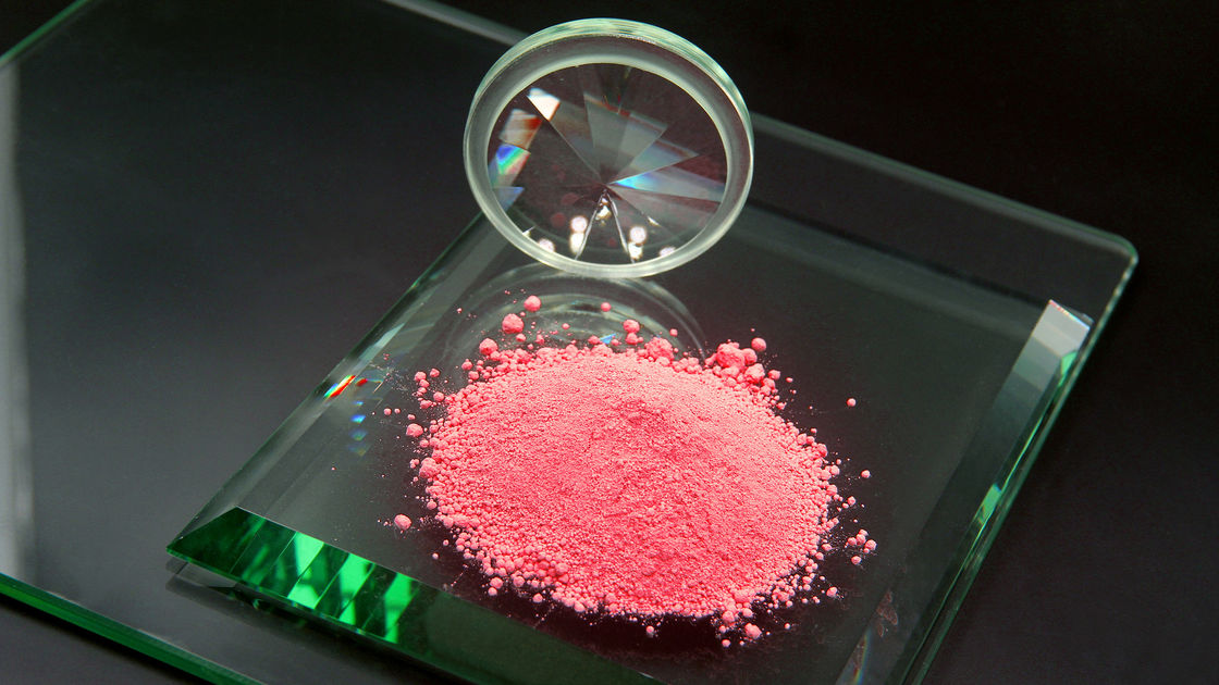 Cerium Gebaseerd van het het Ceriumoxyde van het Glas Oppoetsend Poeder de Rode Kleurenpoeder OBM