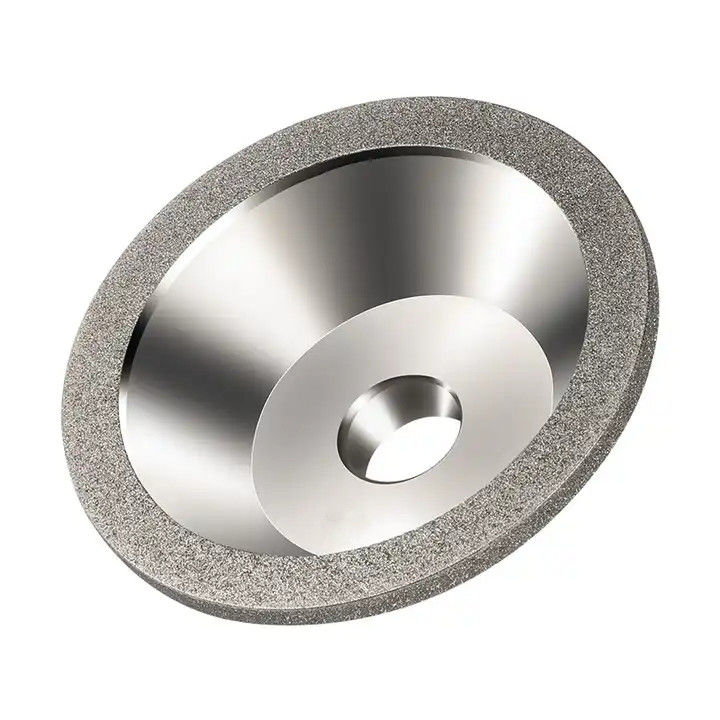 Zilver van type het Kom Gegalvaniseerde Diamond Grinding Wheel Glass Edging